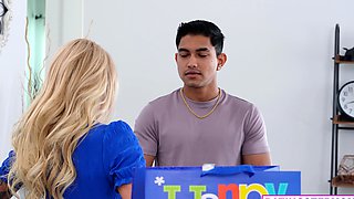 Indian stepson fucks mature MILF stepmom