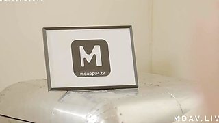 Horny Asian babe with nice big boobs gets fucked by her brother in law