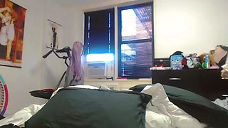 Cute blonde amateur webcam teen masturbating