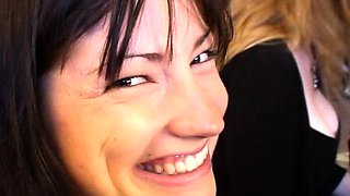 Public amateur fucked outdoors before cumshot