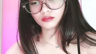 Woman showing off her sloppy body in front of the camera