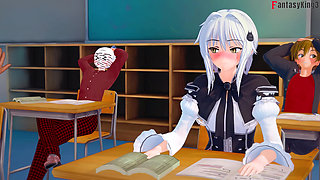 Watchin Kuroka & Irina Lesbian Sex - DXD NTR Madness Series