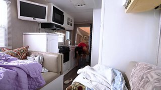 Mature beauty ignites wild passion with sultry trailer heat