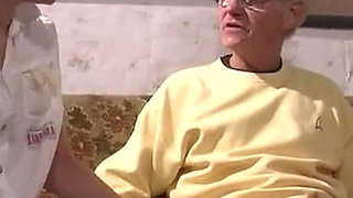 Blonde milf old piercing cock sucking