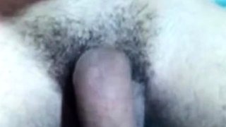 Big Dick Latin Man Masturbating His Fat Uncut Cock