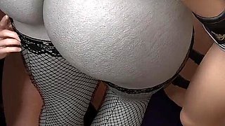Lesbian Foursome Worshiping Lady Dimitrescu Resident Evil