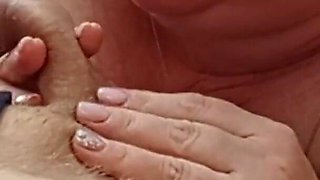 Sucking My Neighbor's Cock Deep Swallowing Until He Cums in My Mouth