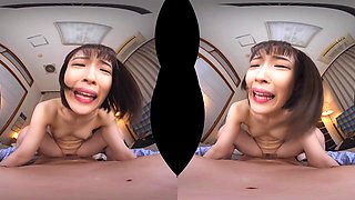 Lustful asian whore incredible VR clip