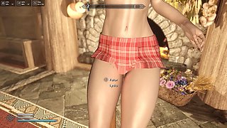 3D anime hentai wrestling with a mummy and some Skyrim spice