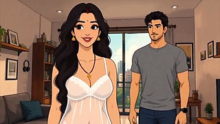 Desi Padosan Bhabhi Ki Chudai - Software Engineer Ne Bhari Pyas Animated