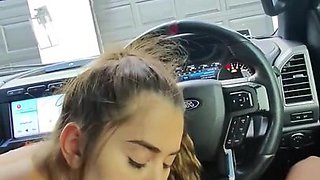 Jadeteen Teases POV Big Black Dick Car Passion