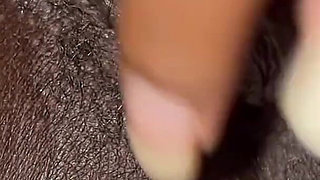 Rubbing Fingering My Wet Fat Big Labia Pussy