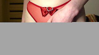 My Cute Panties and Playing with My Pussy