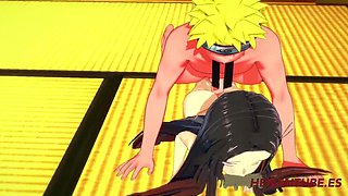 Naruto Hentai Fuck - Big Cock Demon Slayer Fucks Nezuko Hard Creampie