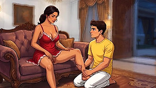 House wife with his boy friend no one in home