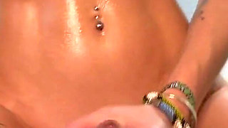 Sensual Blowjob with POV Cowgirl and Teaspoon Fuck with Cum on Tummy