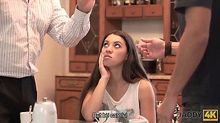 Daddy4k. brainy teenager seduces old boy to satiate all her sexual needs