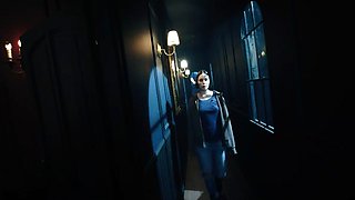 Vampire Seductresses: Blonde and Brunette Lesbians in