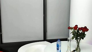 Chubby Brunette Big Boobs Dildo Masturbation