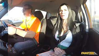 Jasmine Jae fucks her ex-personal trainer in a car - faux driving school