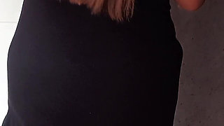 Hot Latina MILF Passenger Sucks My Cock at Home After Masturbating in the Car Part 2