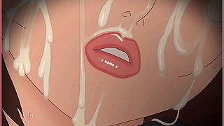 Hentai bukkake mega cumshot
