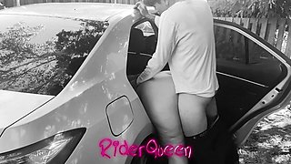BBW Wife, She Is Unfaithful...because of a Young Neighbor Who Fucked Her in the Garage, Slideshow for Fans