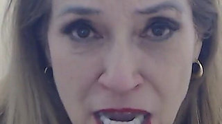 Step-gr*nny Face Fucked Cum Dump