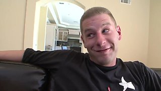 Hot teen with pigtails asnd a fat ass taking on a monster