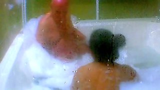 Amateur MILF Cougar Gets Cum Load in Jacuzzi - Hot Spanish Couple Fun