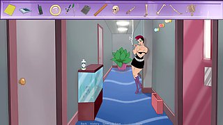 Cartoon fantasy, building, faphouse