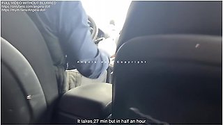 Angela Doll In Stranger Challenge - I Get Fucked By An Uber Driver And Swallow Everything From His Condom