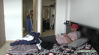 MILF Lets Her Stud Boss Suck on Her Huge Tits to Keep Her Job