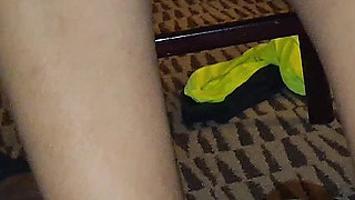 Dia's Nighttime BBW Footjob