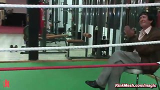 Babe Humiliated And Fucked In Boxing Gym