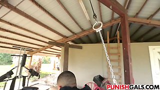 Penalizing gorgeous teen Jaye Summers