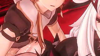 Genshin Impact - Ronova and Anastasya Passionate Sex - 3D Hentai Animations