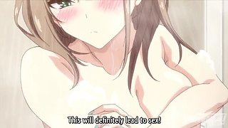 Busty Anime Classmate Wants Sex After Breakup - Hentai Blowjob & Fingering
