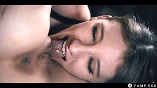 Tiffany Tatum & Melody Marks Makes Her Girl Shake On Her Tongue