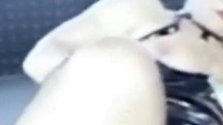 Watch This French Domina Play with Her Pussy in Latex