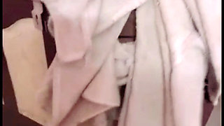 Desi Tamil Wife Renu Wet Nude Body Towel Dry & Slow Saree Dressing Tease! Indianhotwifex