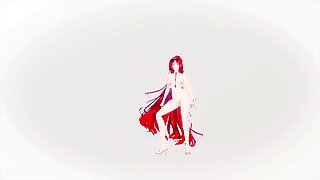 Azur Lane Alsace Hentai Nude Dance Savage Hot Sexy Big Boobs Mmd 3D Red Hair Color Edit Smixix