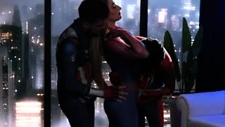 Spider Girl Banged By Superheroes