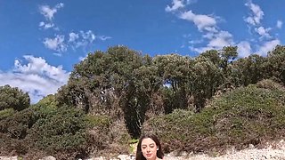 Busty amateur euro babe takes money for public fucking