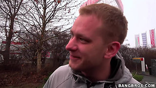 Bangbros - Hot Blonde Czech Jenny Simons Takes on a Hardcore Bangbus Blowjob & Doggystyle Fuck Session