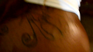 Dick swallowing booty