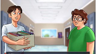 Gamer Girl - Summertimesaga Dangerous Stunt-part 86 By Misskitty2k