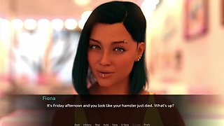 Lesbian Pizza Delivery Sex with Big Tits Stepmom & Stepsister Outdoor Public Fuck