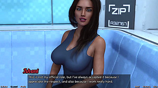 Stranded in Space - Indian MILF with Big Tits Moans While Getting a Massage