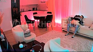 Amateur latin caught by hidden cam